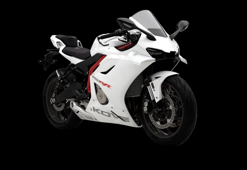 KOVE 450 RR en blanco